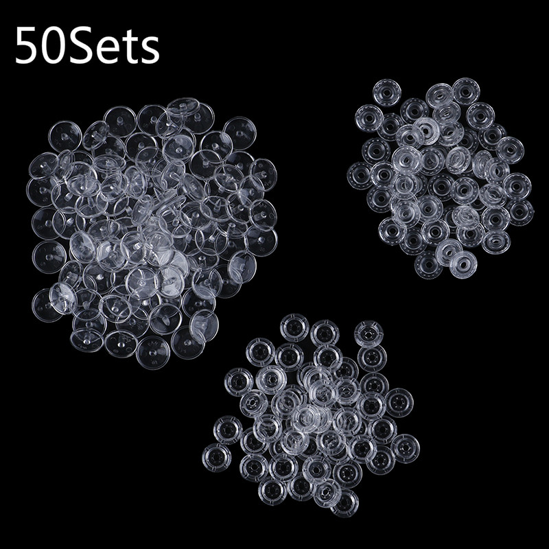50 Set Clear KAM Resin Snap Bu – Snap Fastener Set recenzja i cena