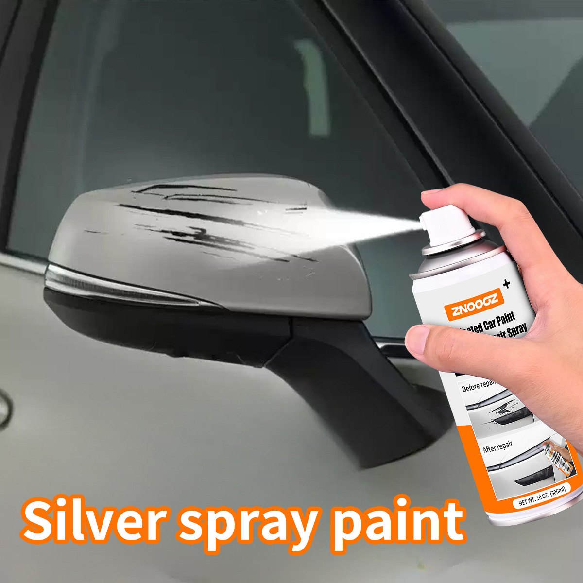 Silver Car Scratch Repair Spra – Metallic Spray Paint recenzja i cena