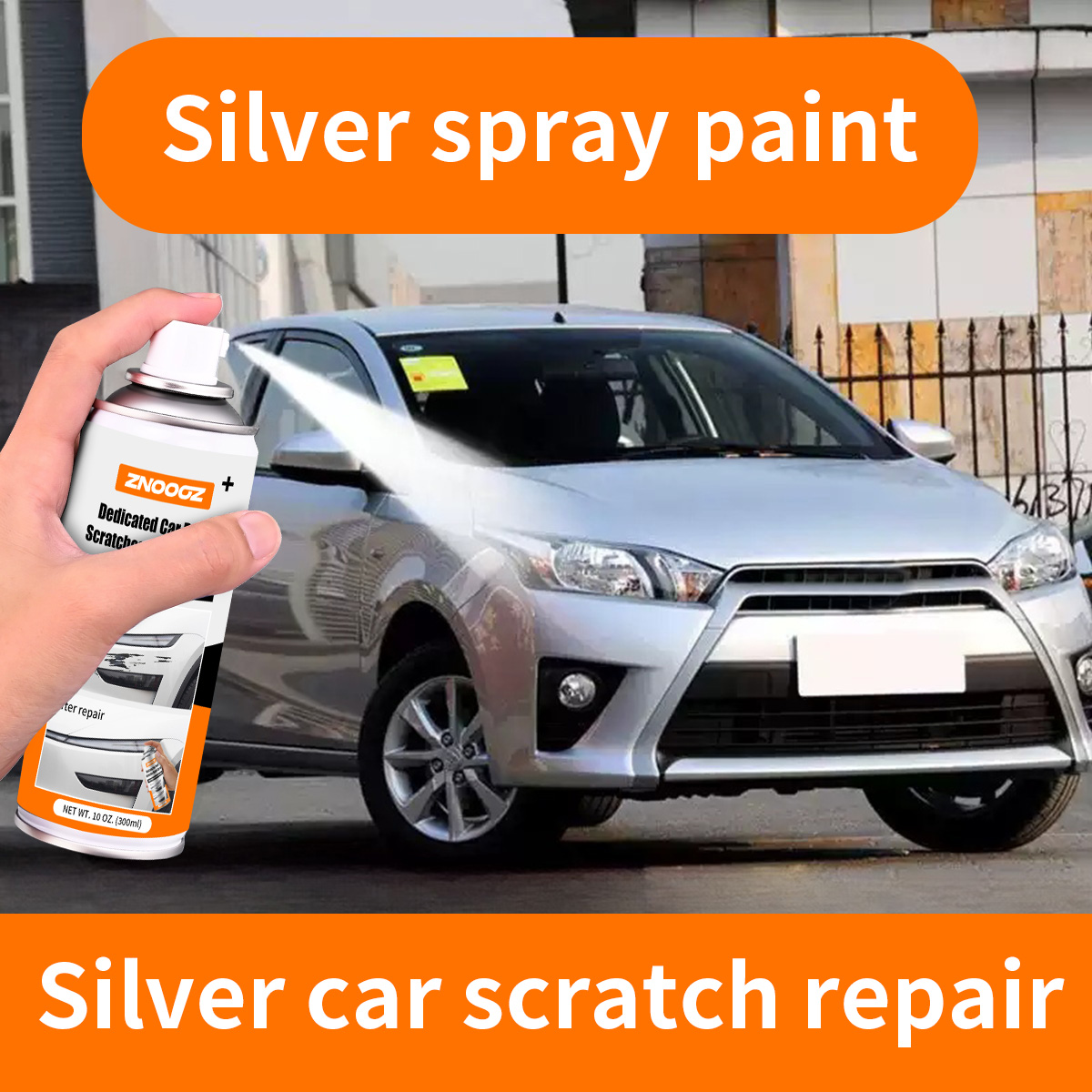 Silver Car Scratch Repair Spra – Metallic Spray Paint recenzja i cena