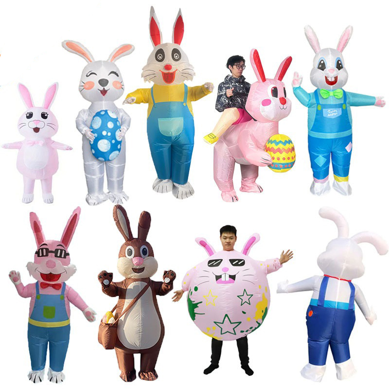 Rabbit Inflatable Suit Christm – Cosplay Prop Business recenzja i cena