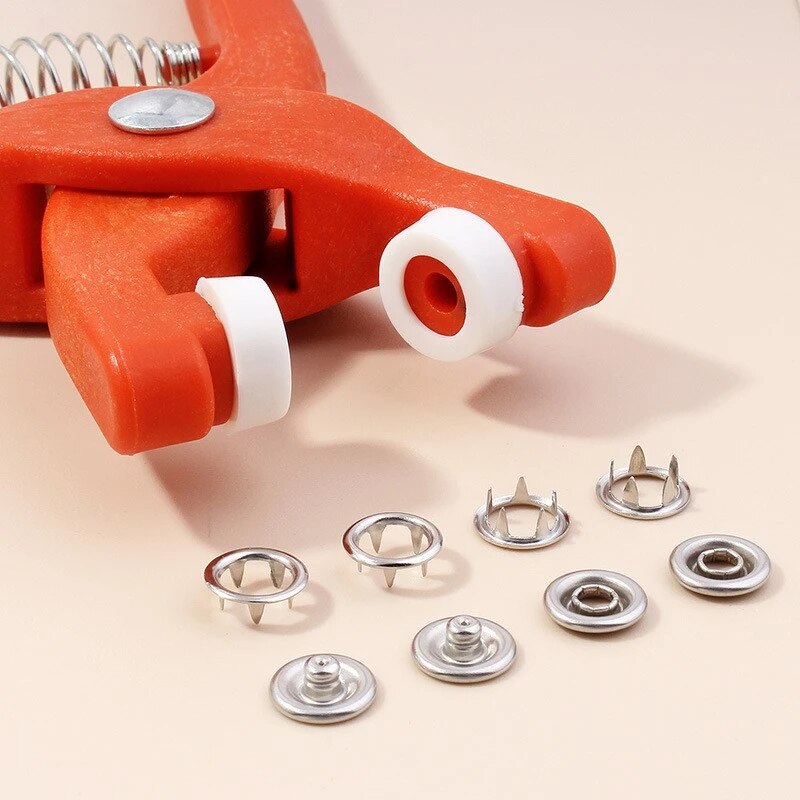50 Sets 9.5MM Five Jaw Buckle  – Snap Fastener Set recenzja i cena