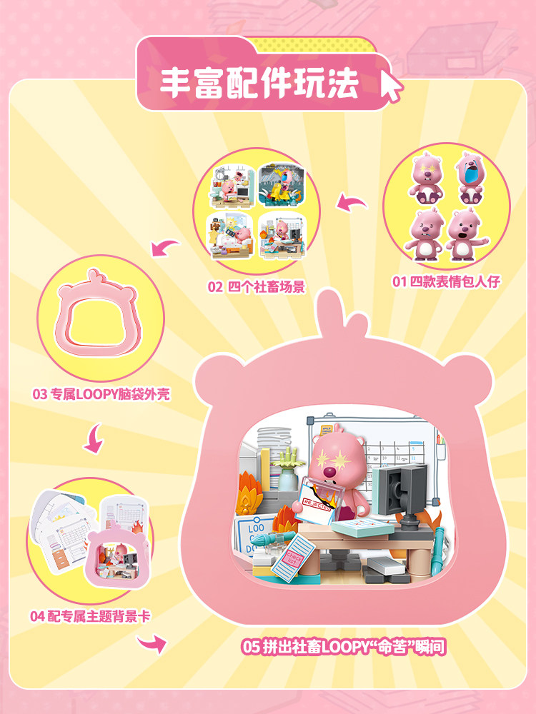 Keeppley 2026 New Loopy‌ Toy C – Cosplay Prop Building recenzja i cena