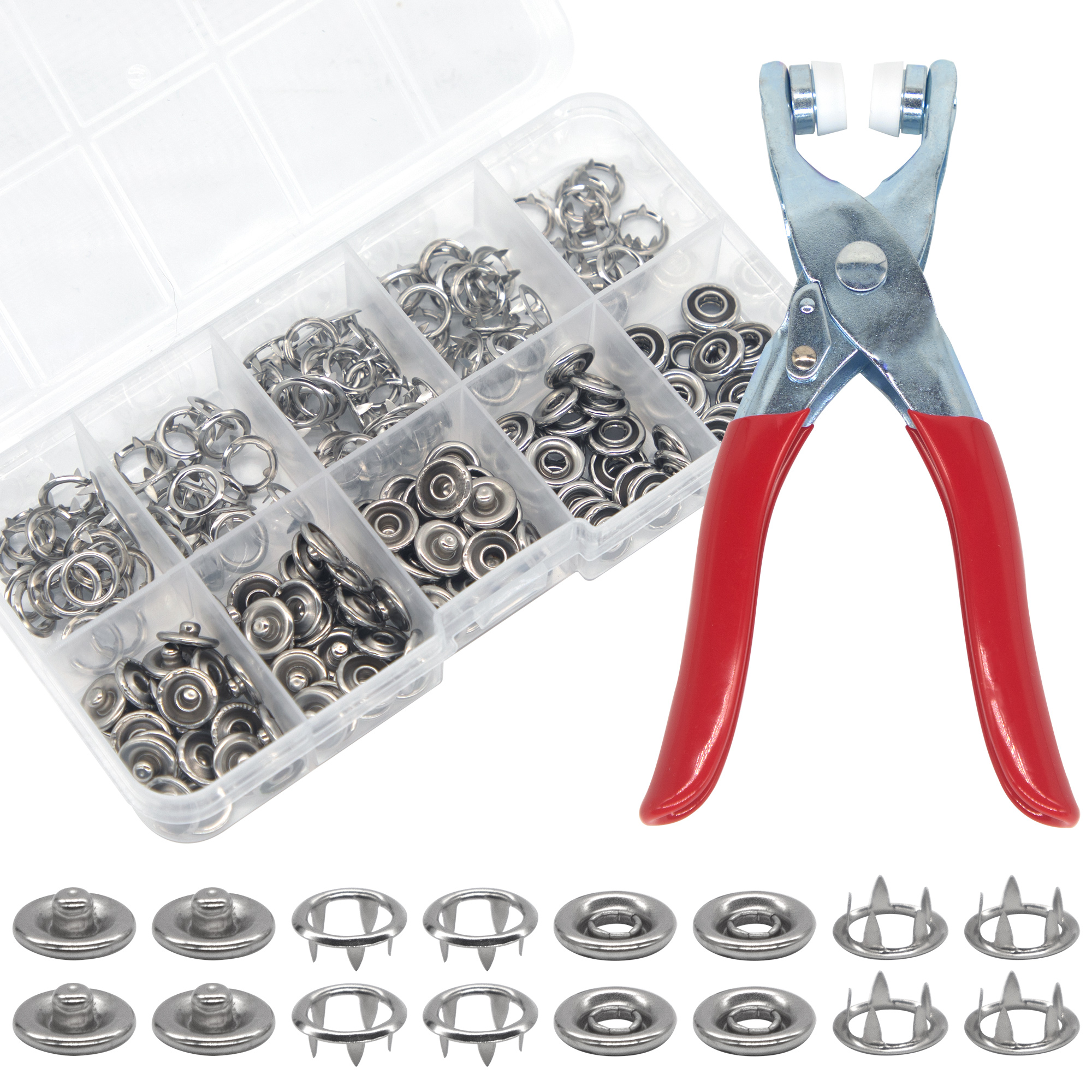 50 Sets Snap Fasteners Kit Too – Snap Fastener Set recenzja i cena
