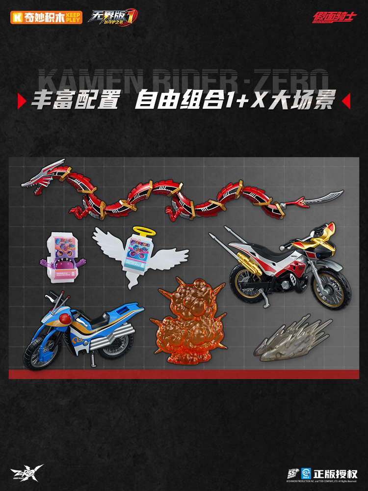 Keeppley 2026 New Kamen Rider‌ – Cosplay Prop Building recenzja i cena