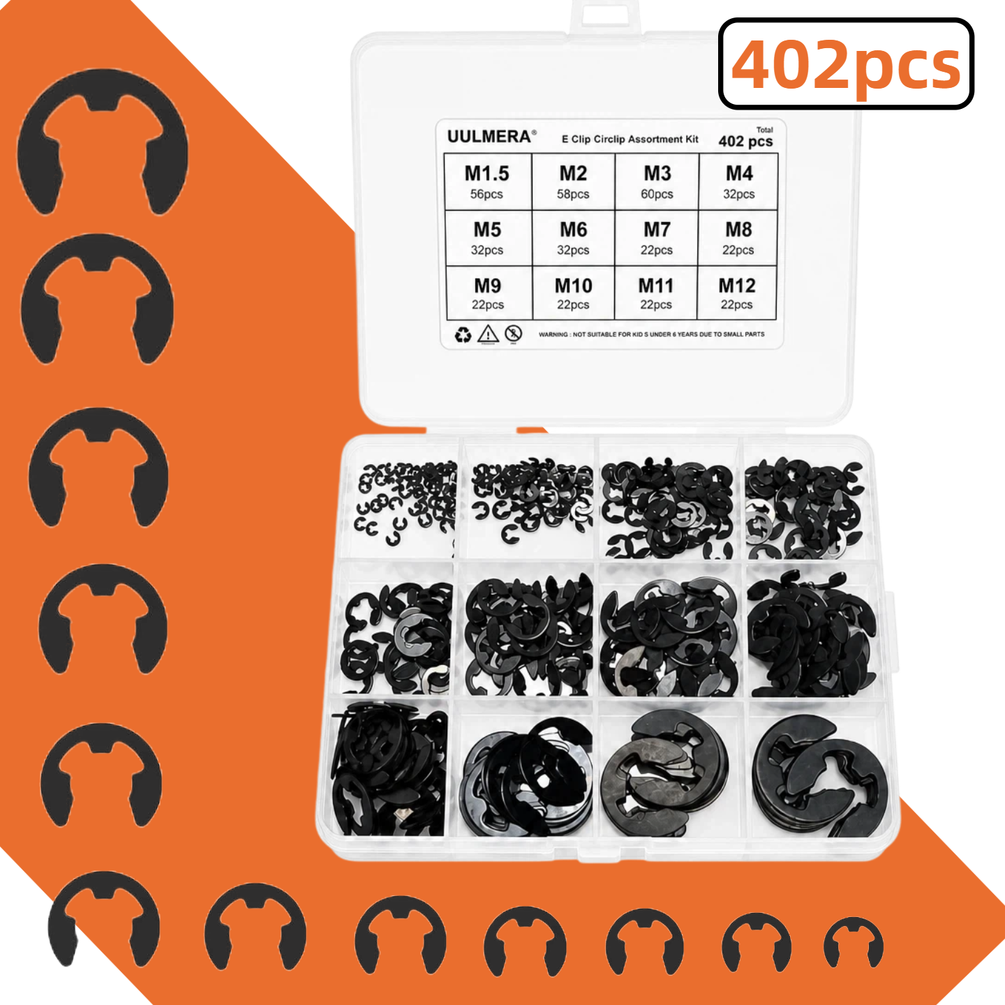 E-Clip Snap Ring Set 269/209/4 – Snap Fastener Set recenzja i cena