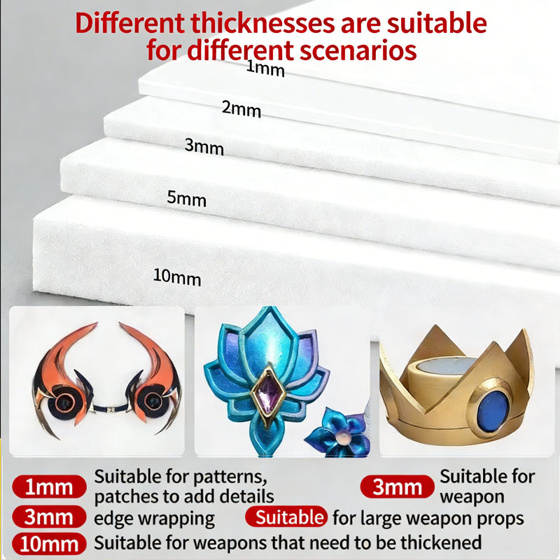 EVA foam sheet material model  – Cosplay Props Eva Foam recenzja i cena