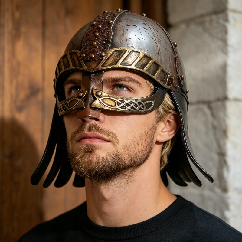 2026 New Viking Helmet Medieva – Cosplay Props Eva Foam recenzja i cena