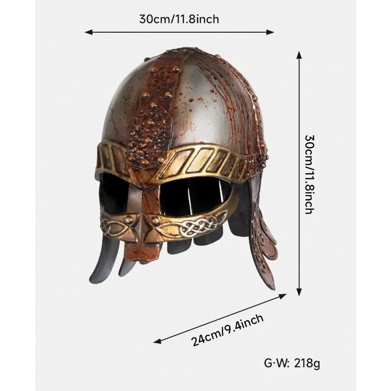 2026 New Viking Helmet Medieva – Cosplay Props Eva Foam recenzja i cena
