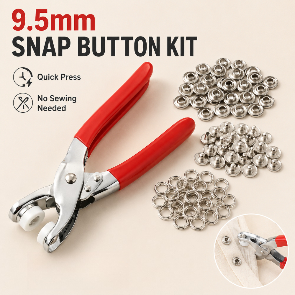 9.5mm Snap Button Pliers Kit w – Snap Fastener Set recenzja i cena