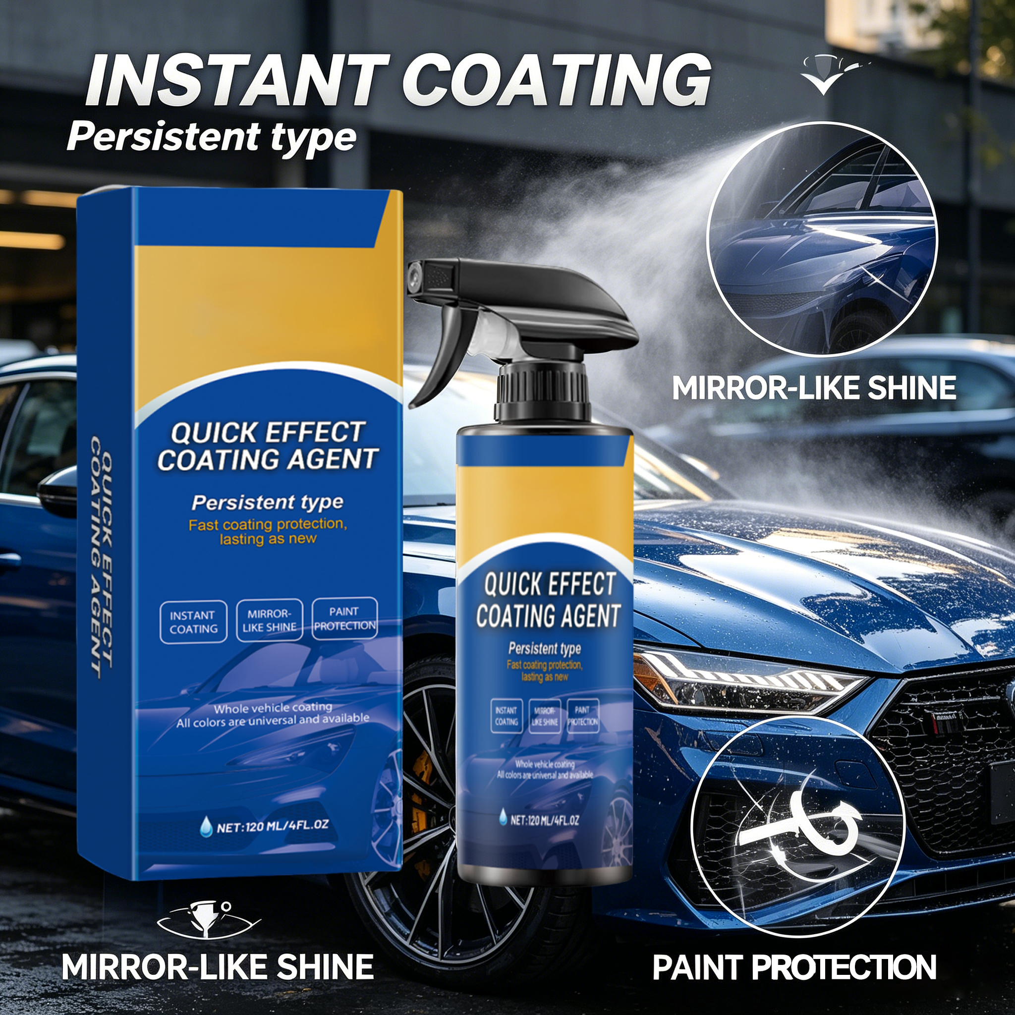 Car Quick Coating Agent Spray  – Metallic Spray Paint recenzja i cena
