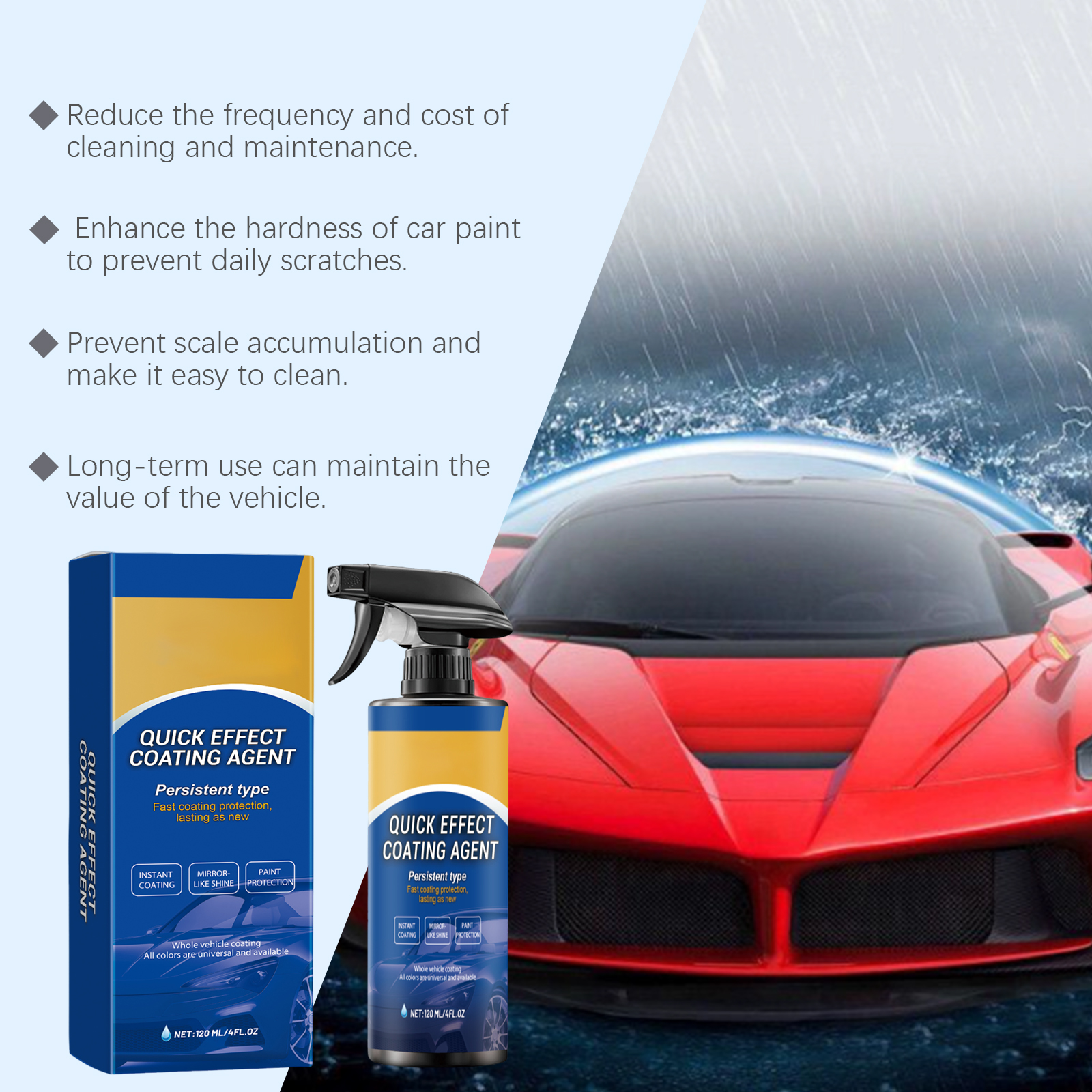 Car Quick Coating Agent Spray  – Metallic Spray Paint recenzja i cena