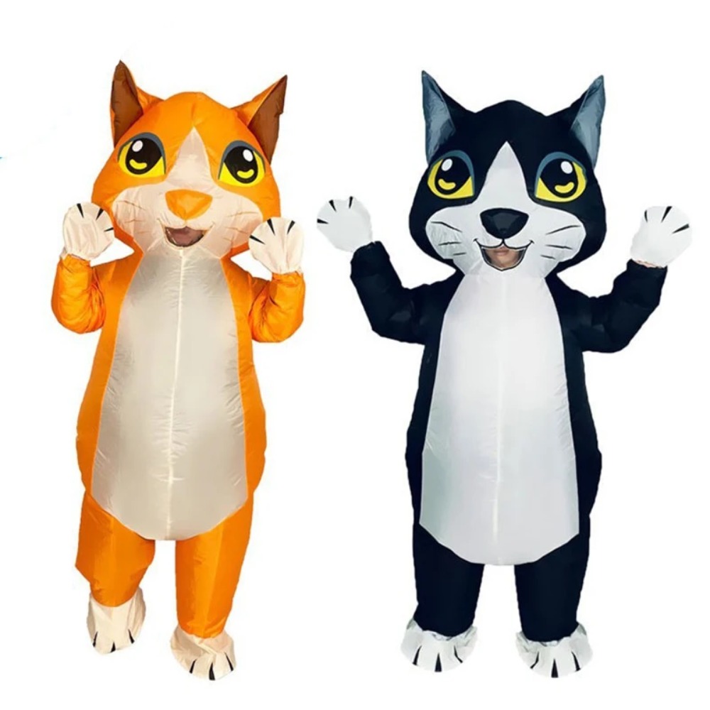 Orange Black Cat Inflatable Su – Cosplay Prop Business recenzja i cena