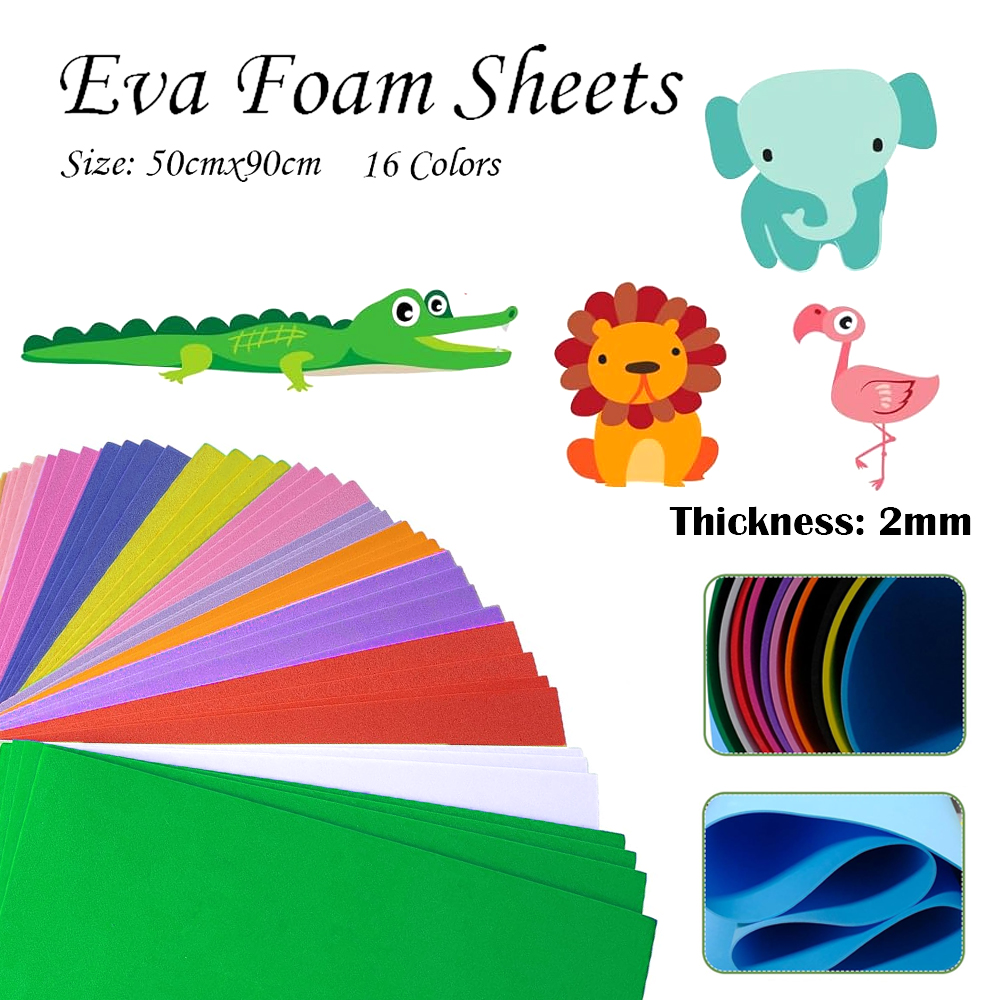 16 Colors Colorful EVA Foam Sh – Cosplay Props Eva Foam recenzja i cena