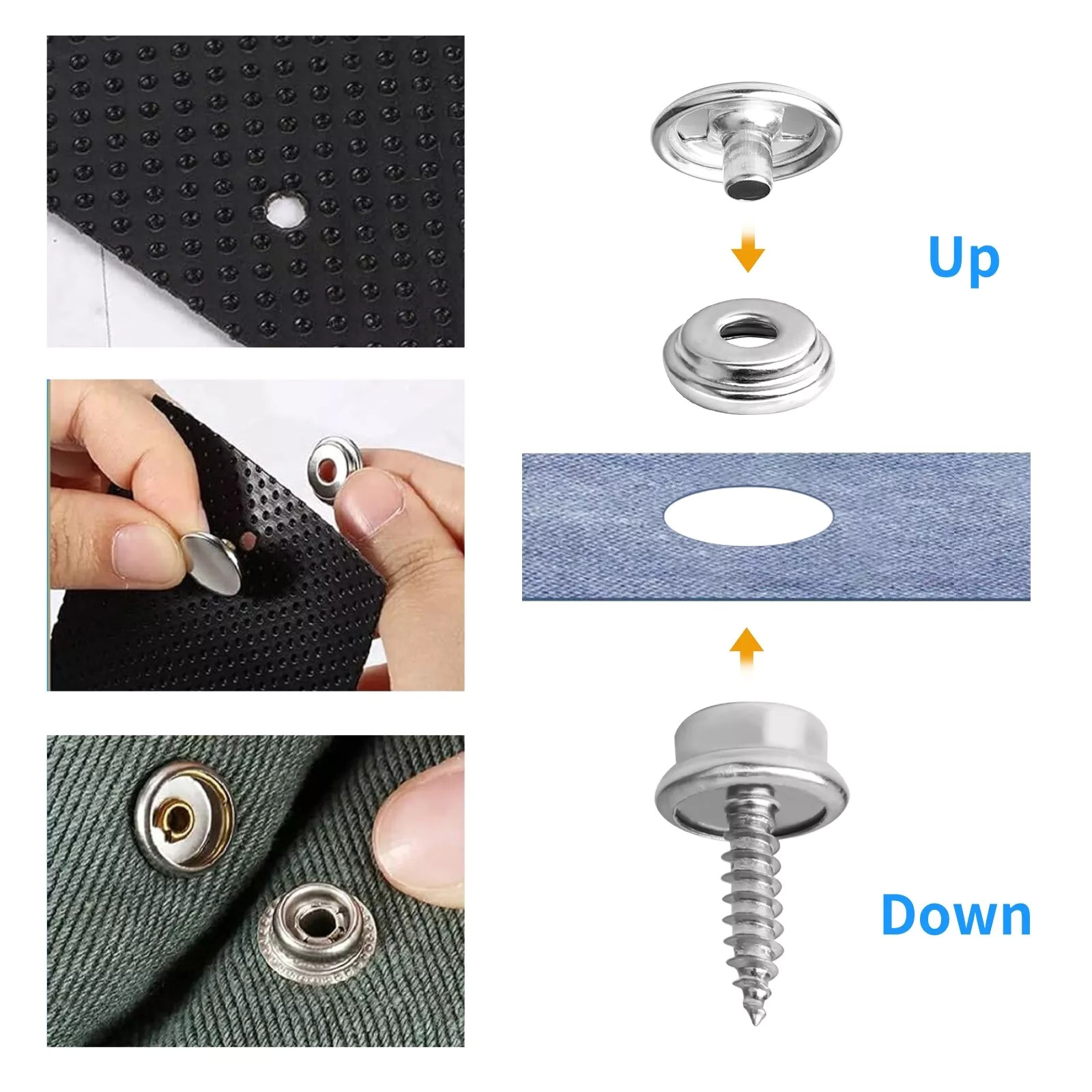 50 Set Stainless Steel Boat Ma – Snap Fastener Set recenzja i cena