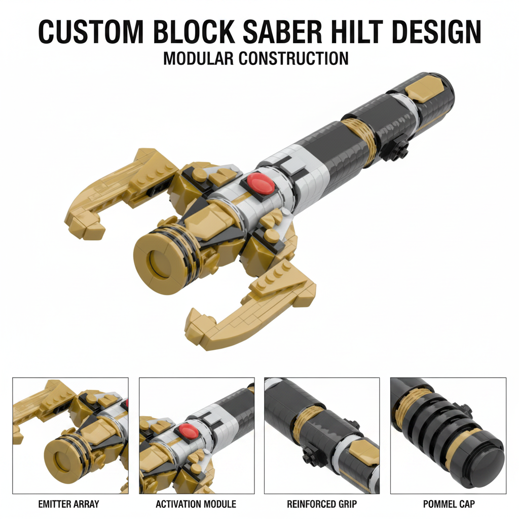 Sci-Fi Energy Sword Hilt MOC B – Cosplay Prop Building recenzja i cena