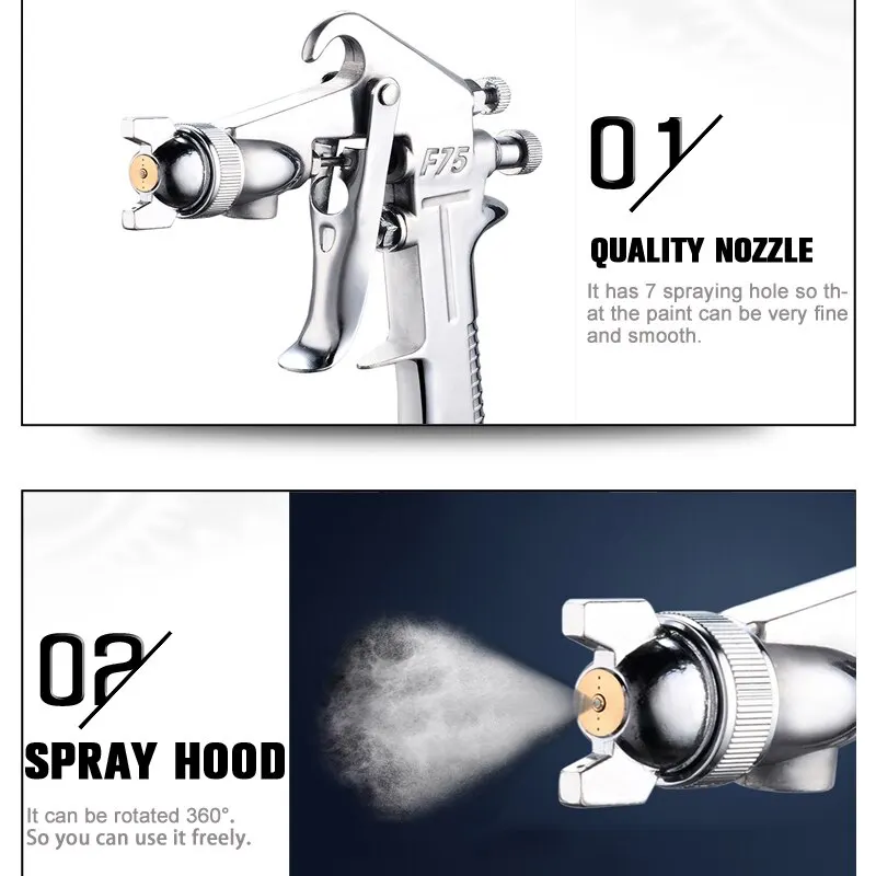 F-75 Adjustable Color Spray Gu – Metallic Spray Paint recenzja i cena