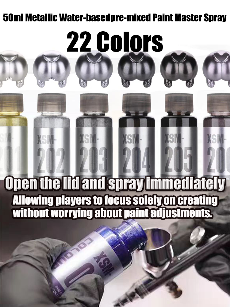 XSM 50ml Metallic Water-basedp – Metallic Spray Paint recenzja i cena
