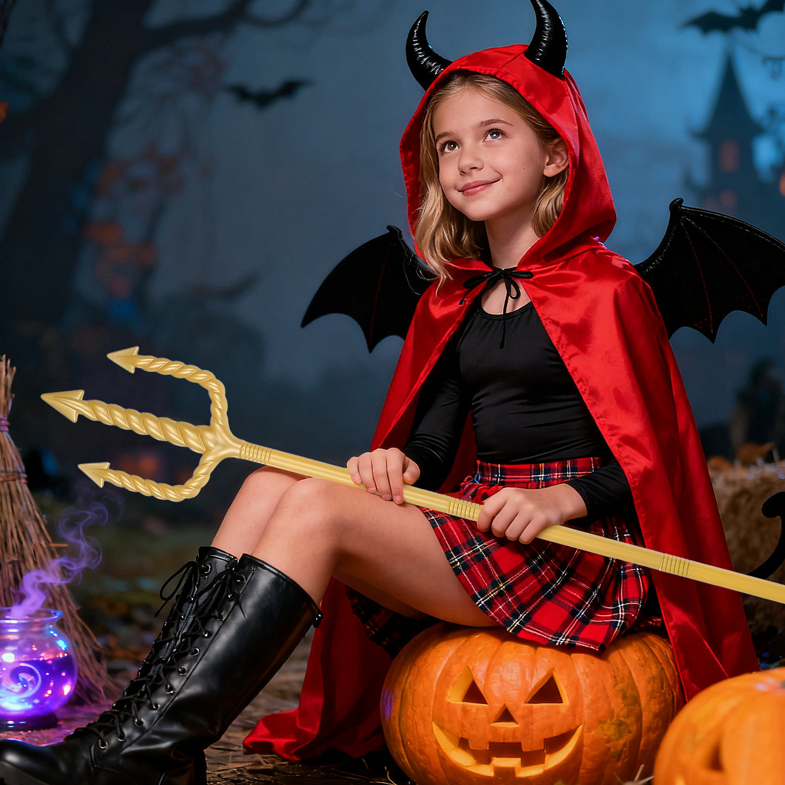 Halloween Demon Fork Prop 1 Se – Detachable Cosplay Prop recenzja i cena